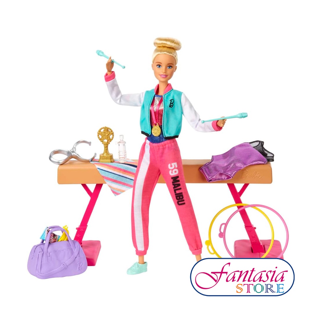 BARBIE GYMNASTA SET DE JUEGOS