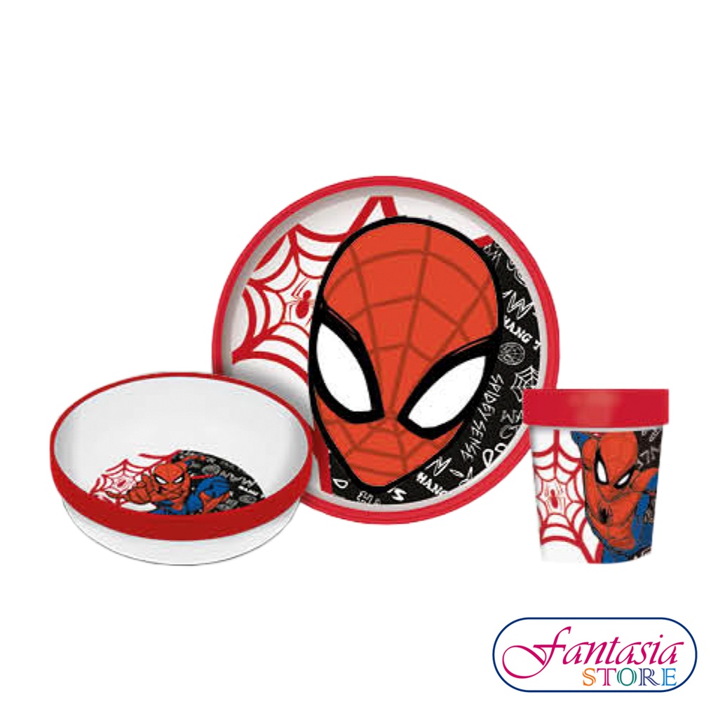 ST SET DE PLATOS 3PIEZAS SPIDERMAN