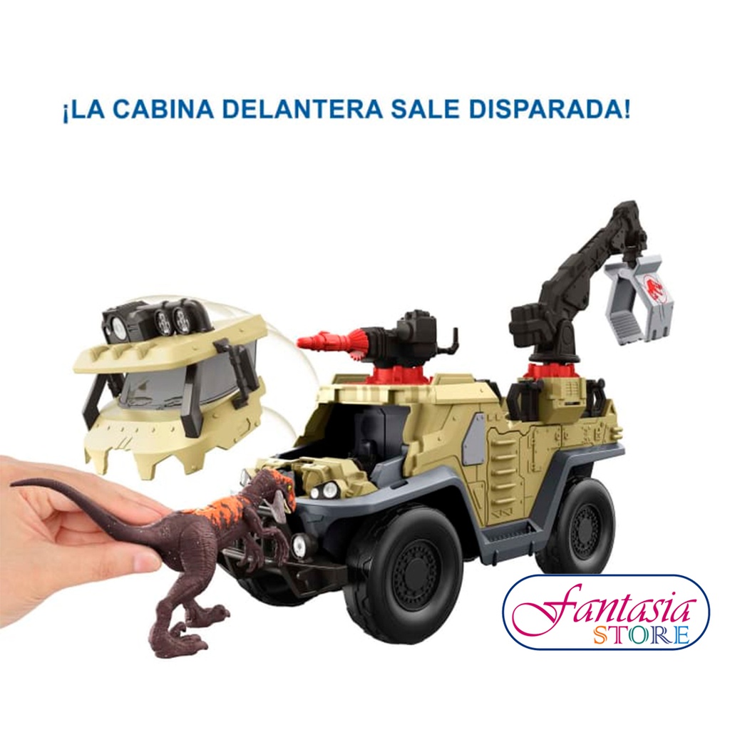 Jurassic World Camión captura dinosaurios