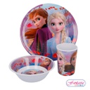 ST SET DE PLATO MEL. 3PZS  FROZEN