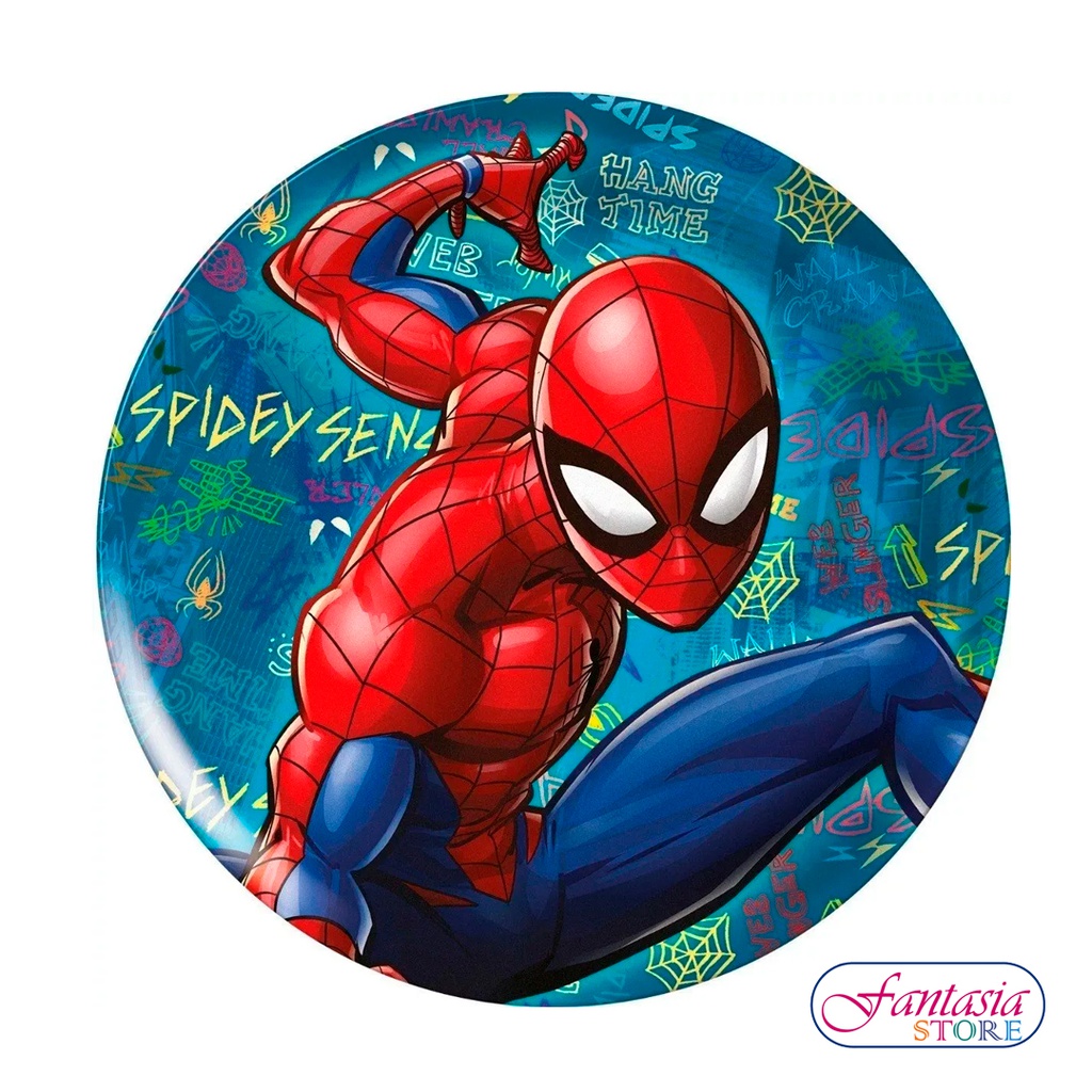 ST SET DE PLATO MEL. 3PZS SPIDERMAN