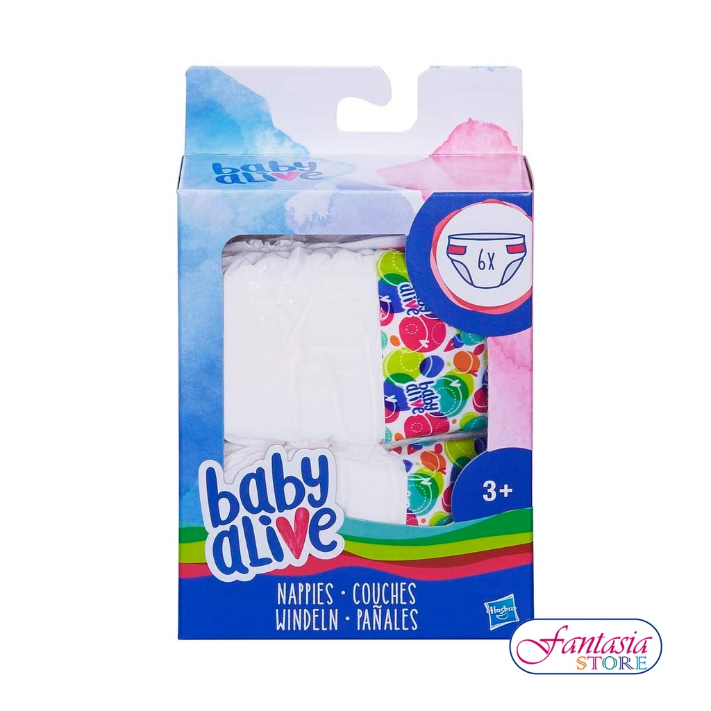 BABY ALIVE PAÑALES X 6