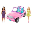 BARBIE JEEP CON 2 MUNECAS