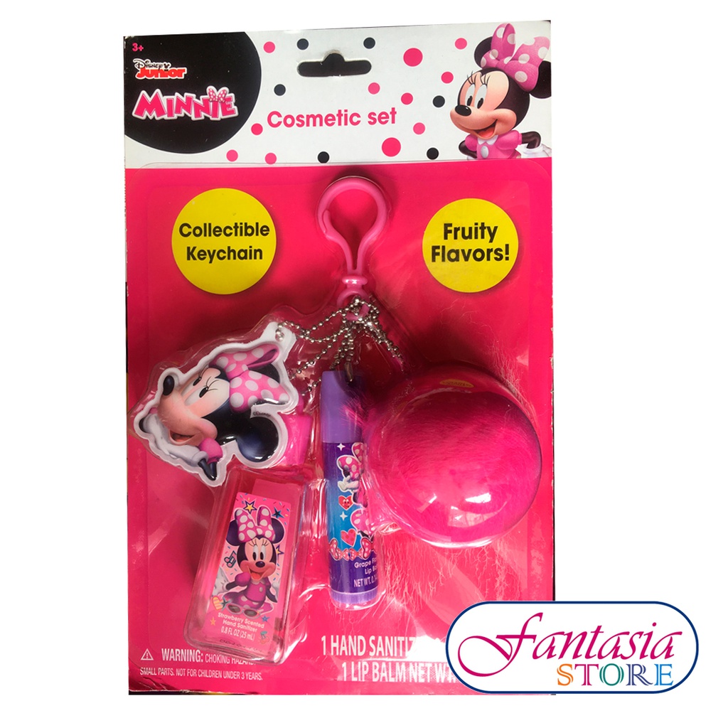 Set Balsamo, Sanitizador y Llavero Minnie