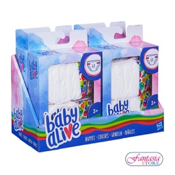 [HC2723] BABY ALIVE PAÑALES X 6